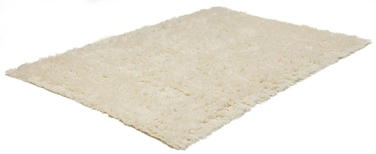 TEPPICH Super Flokati 1400 Naturwollshaggy 100x170 cm - Champagner, Textil (100/170cm) - Rug and Roll