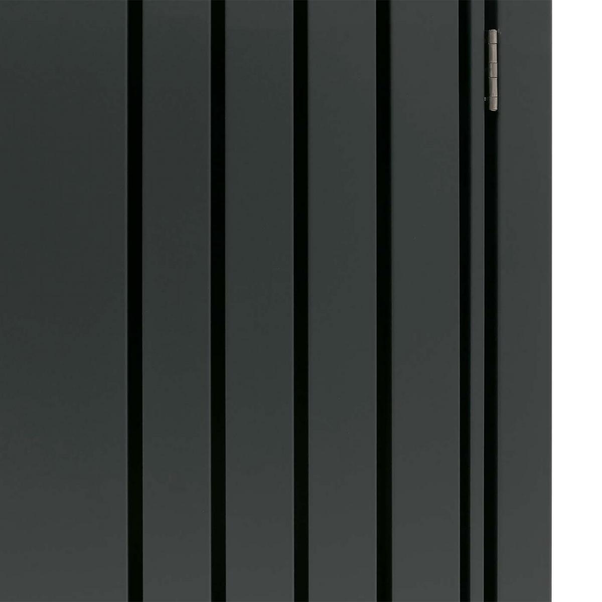 MÜLLTONNENVERKLEIDUNG Anthrazit - Anthrazit, Metall (260/125/84cm) - MCW
