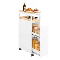 NISCHENREGAL Weiß - Weiß/Naturfarben, Holzwerkstoff (20/79/51cm) - SoBuy