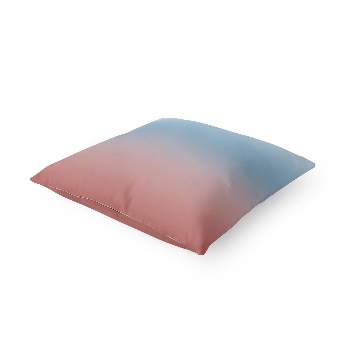 DEKOKISSEN Blau-Rosa Farbverlauf 50/50 cm - Blau, Textil (50/50/10cm) - Bilderwelten