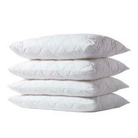 KISSENBEZUG Allergiker 48/74 cm, 4er-Set mit Hotelverschluss - Weiß, Textil (48/74cm) - Homescapes