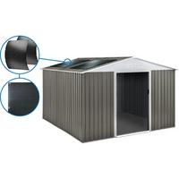 METALL-GARTENHAUS dallas Taupe - Taupe, Metall (436/330/436cm) - Habitat Garten