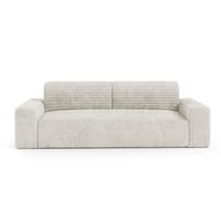 SOFA Fabio 3 Sitzplätze Weiß - Weiß, Holz (260/82/102cm) - Petits-meubles