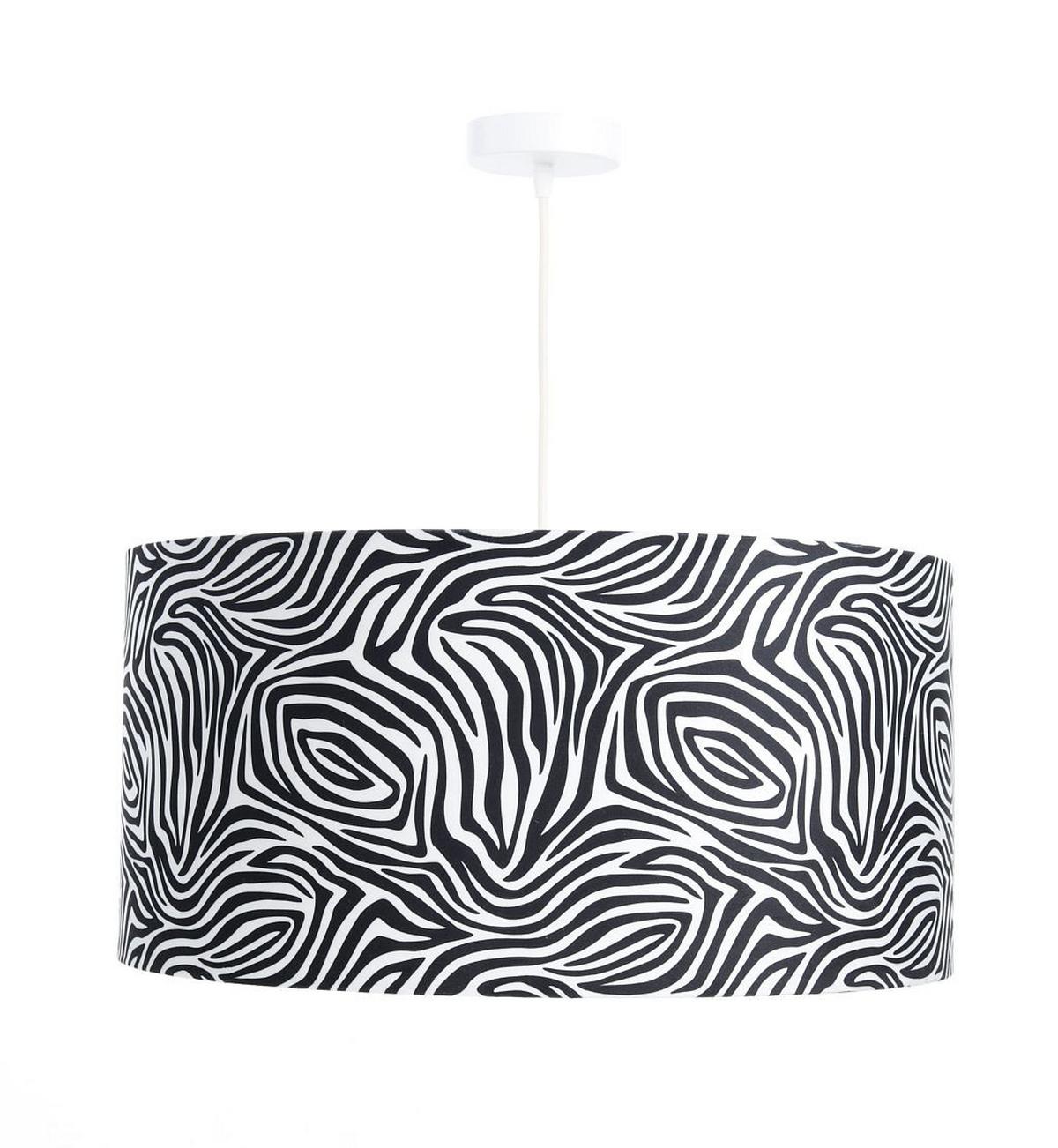 HÄNGELEUCHTE Schwarz 40/20 cm - Schwarz/Weiß, Kunststoff (40/0.4/20cm) - ONZENO