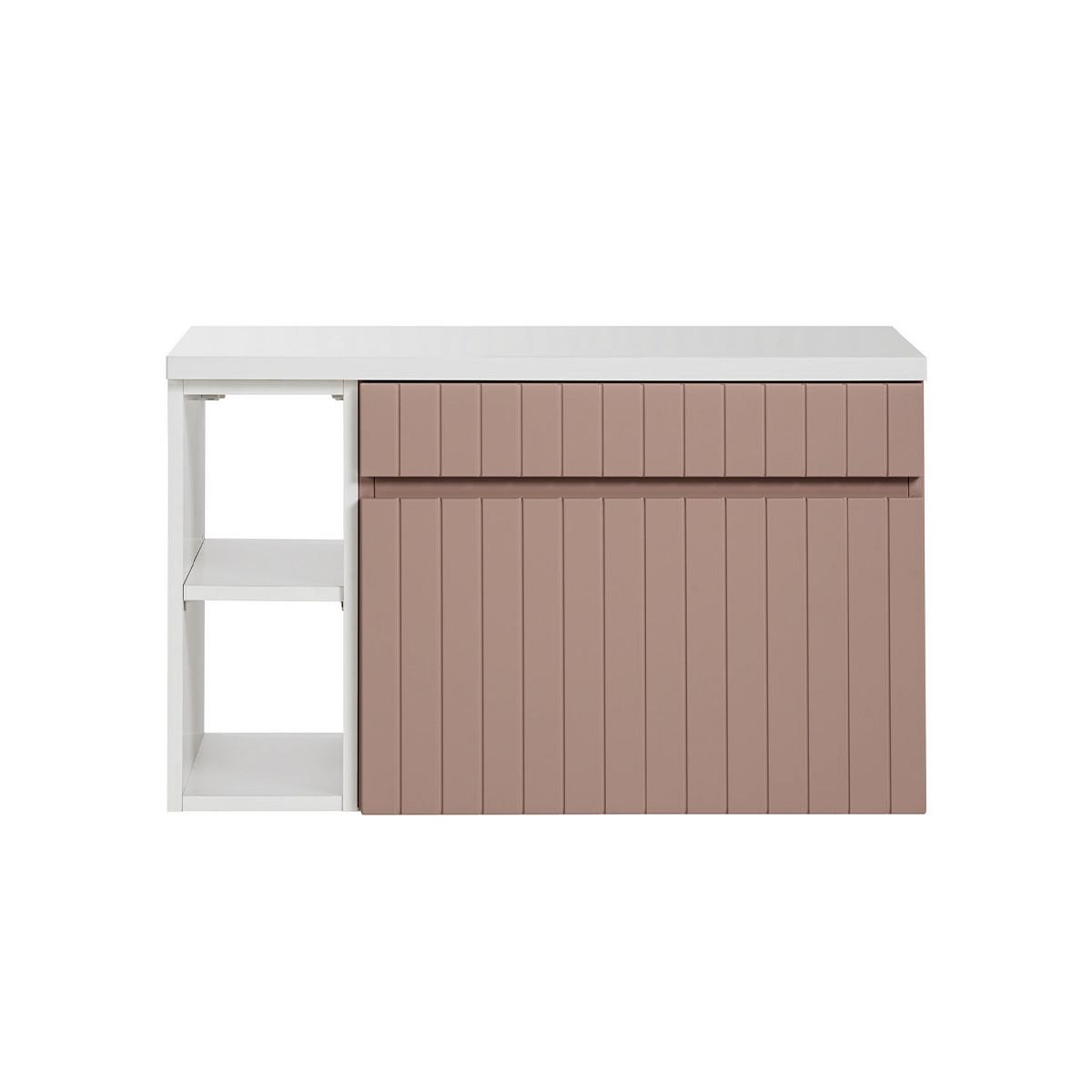 WASCHTISCHUNTERSCHRANK 80.4cm Zelie Rose - Pink, Holzwerkstoff (80.4/48/46cm) - Petits-meubles