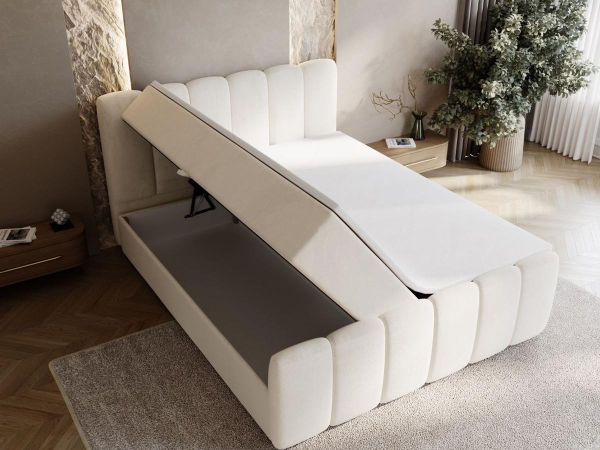 BOXBETT Cloud 140x200 Beige - Beige, Holz/Textil (140/200cm) - Graingold