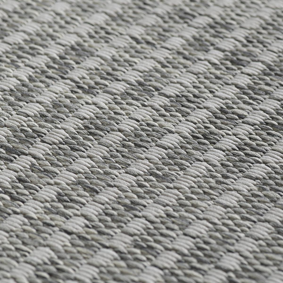 TEPPICH Outdoor DAFNE in Grau, einfarbig, Ø 200 cm - Grau, Textil (200/200cm) - KADIMA DESIGN
