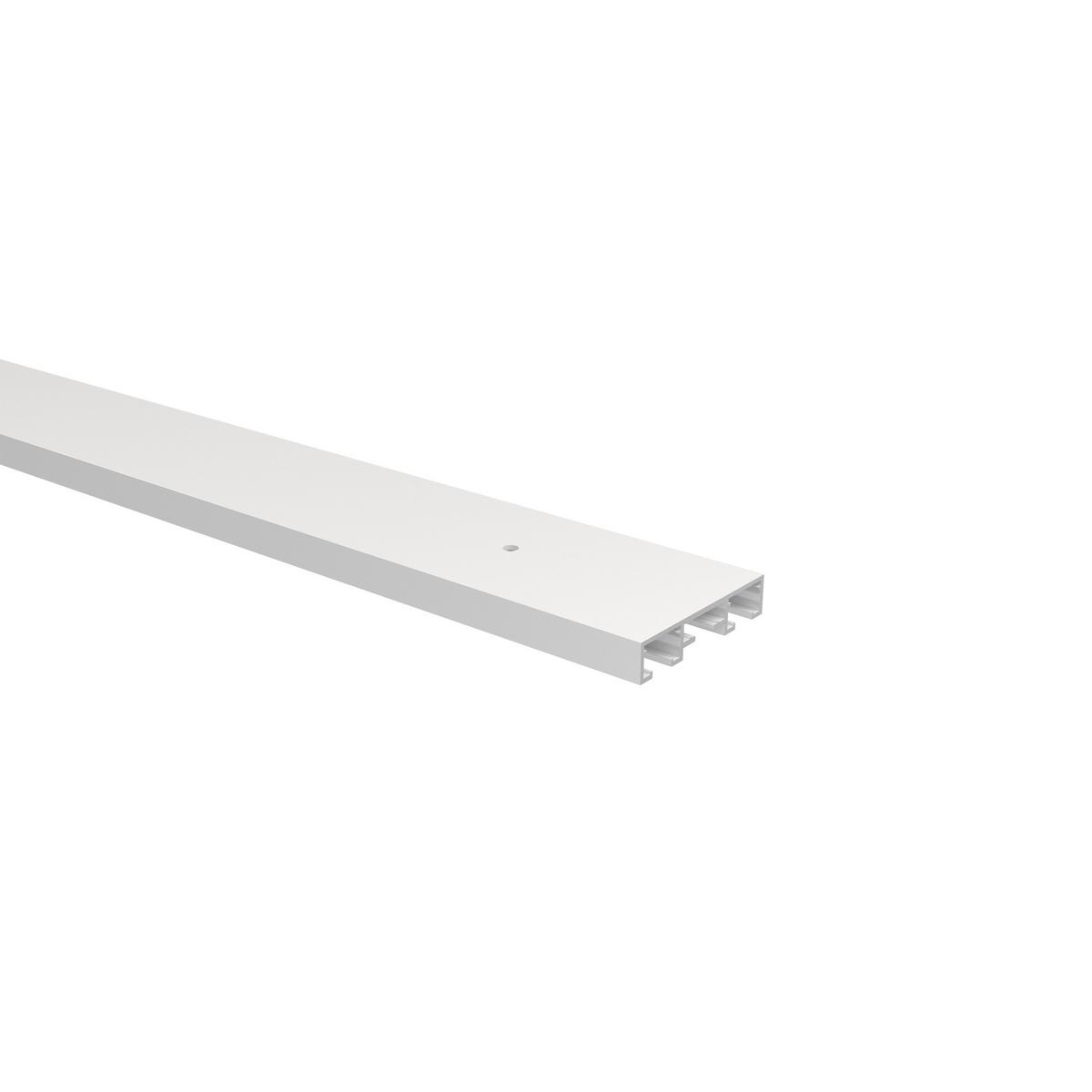 GARDINENSCHIENE / OBJEKTSCHIENE Primax 140 cm, 2-läufig Weiß - Weiß, Metall (4.3/0.9/140cm) - INTERDECO