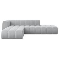 ECKSOFA modulares Sofa Zuvon-L1 - 296x177x70 cm Grau - Grau, Holzwerkstoff/Textil (296/177cm) - ALTDECOR