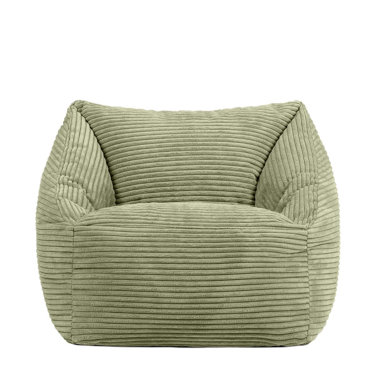 SITZSACK Flauschig für Kinder - Salbeigrün/Grün, Textil (55/44/55cm) - icon