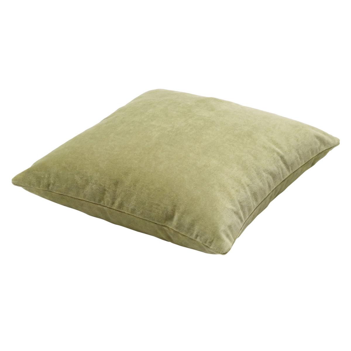 DEKOKISSEN Uni Grün 45x45 cm mit Füllung - Grün, Textil (45/45cm) - Deco-Raum