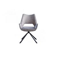 ESSZIMMERSTUHL VELO Grau Webstoff (1er-Set) - Grau, Kunststoff/Textil (57/89/61cm) - KAWOLA