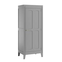SCHRANK 1 Tür Grau - Grau, Holzwerkstoff (80/197/55cm) - Petits-meubles