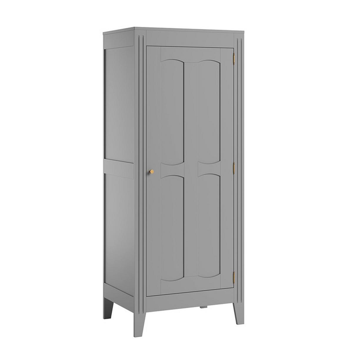 BABYZIMMER 2-teilig Grau - Grau, Holzwerkstoff (100/192/55cm) - Petits-meubles
