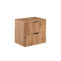 WASCHTISCHUNTERSCHRANK 60.6cm Adriel Holz - Braun, Holzwerkstoff (60.6/59/46cm) - Petits-meubles
