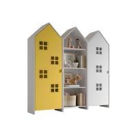 REGALSCHRANK Set Kania 173x37x171 MDF+Holzwerkstoff Weiß /Bunt - Gelb/Weiß, Holzwerkstoff (173/171/37cm) - 58aufmkessel