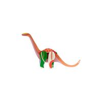 WANDSKULPTUR Bunt 14/35 cm - Multicolor, Wellpappe (0.55/35/57cm) - Studio Roof