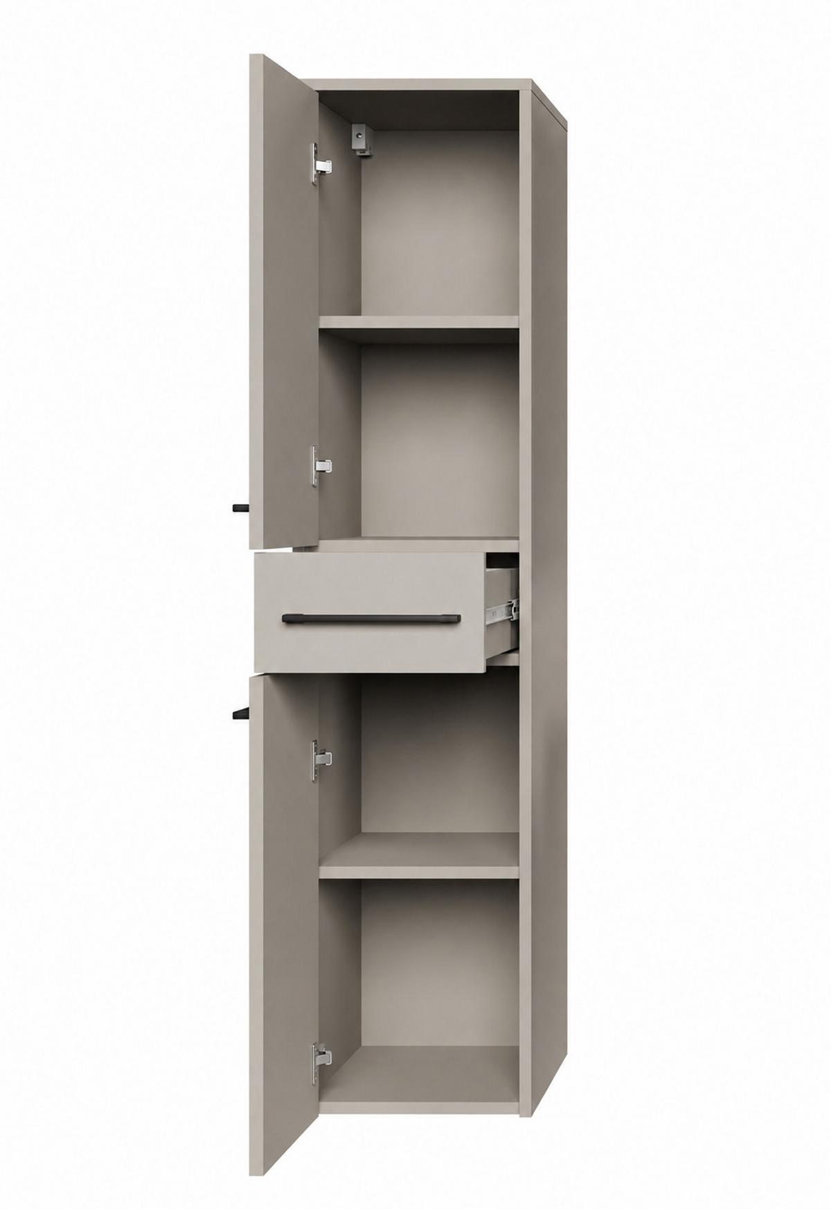 BADEZIMMERSCHRANK Florence mit 2 Türen Cashmere - 30 x 35 x 130 cm - Kaschmir, Holz (30/130/35cm) - Badplaats
