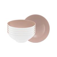DESSERTSCHALEN Life Fashion Posh Rose ø 14,6 cm 6er Set - Rosa, Keramik (14.6cm) - Seltmann Weiden