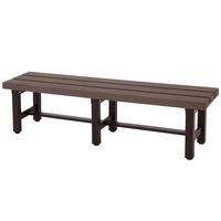 ALU GARTENBANK Braun - Braun, Metall (150/40/34cm) - MCW
