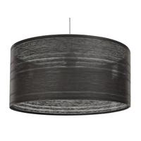 HÄNGELEUCHTE Grau 50/25 cm - Schwarz/Grau, Kunststoff (50/0.6/25cm) - ONZENO