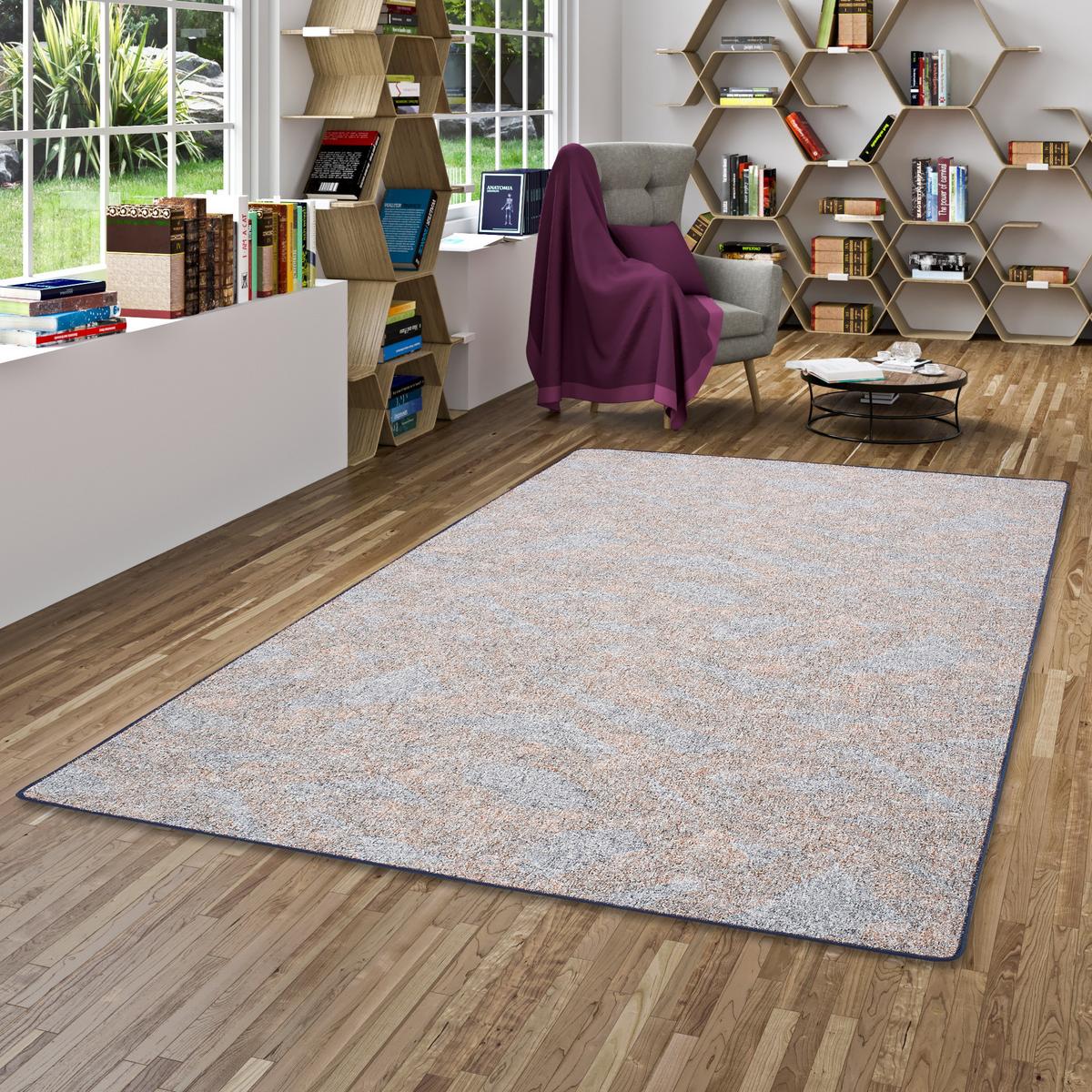 SCHLINGENTEPPICH MEMORY MELIERT - Blau/Grau, Textil (200/250cm) - Snapstyle