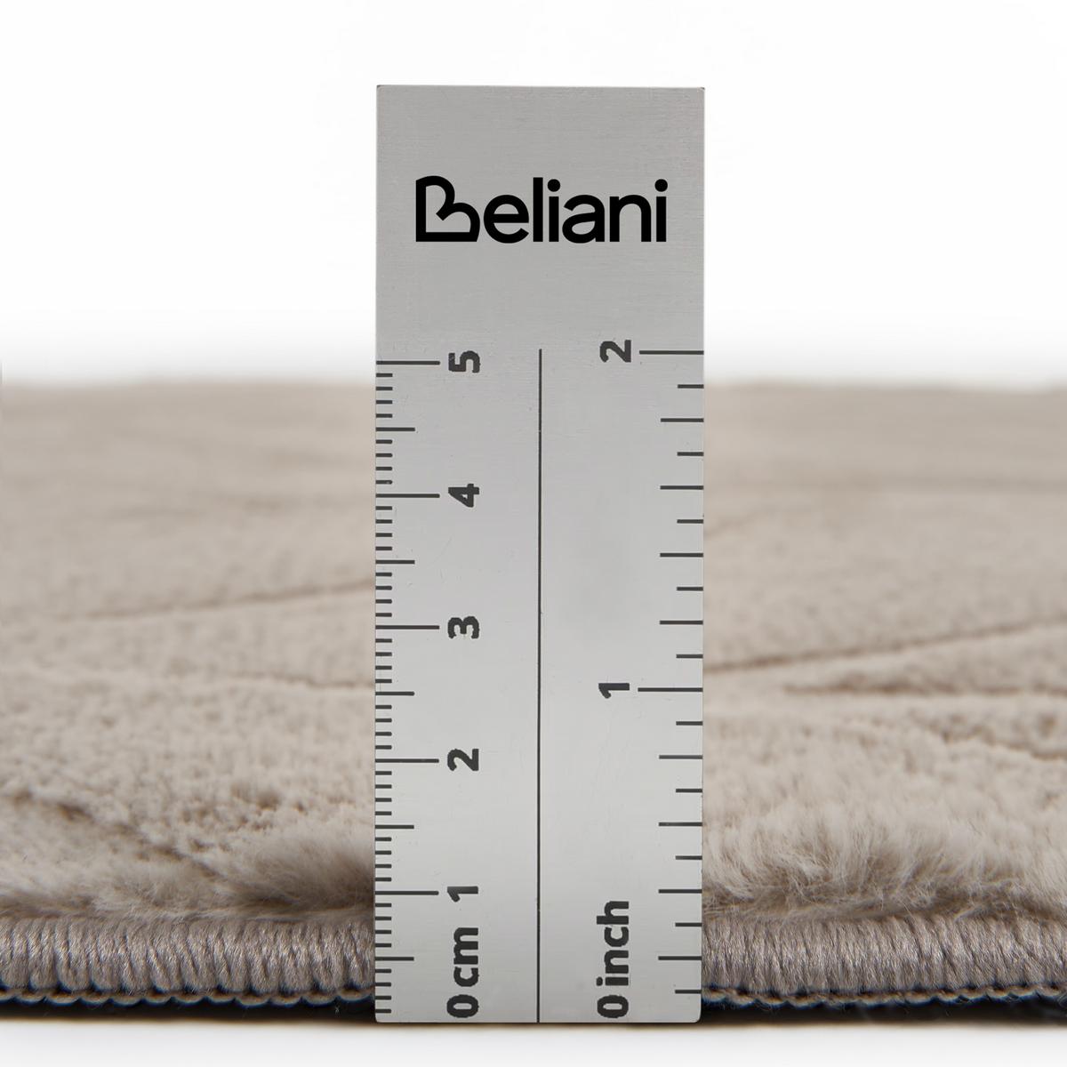 KUNSTFELLTEPPICH Beige 80/300 cm Mitchell - Beige, Kunststoff (80/300cm) - Beliani