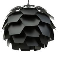 HÄNGELEUCHTE Segre Mini 40/40/165 cm - Schwarz, Kunststoff (40/40/30cm) - Beliani