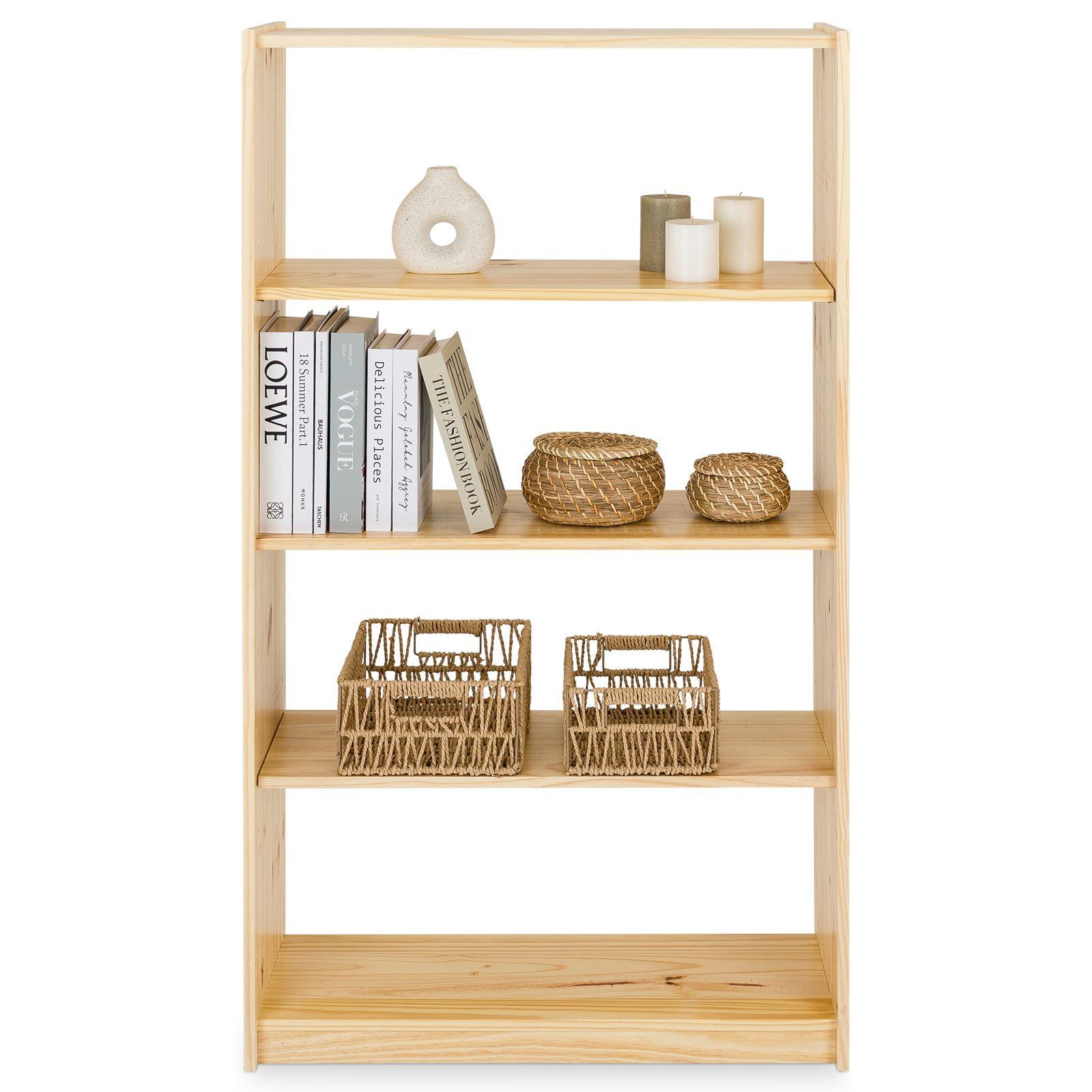 STANDREGAL STANDREGAL natur - Naturfarben, Holz (80/136/30cm) - IDIMEX