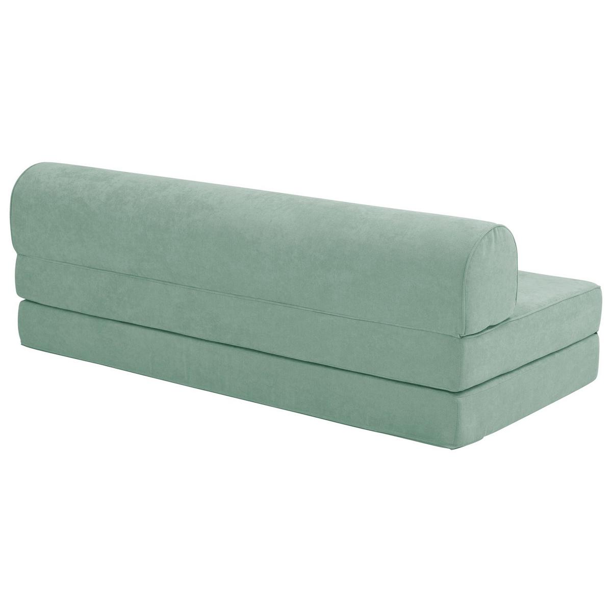 FALTSOFA Katusha Flachgewebe hellgrün - Hellgrün, Kunststoff (80/57/160cm) - 58aufmkessel