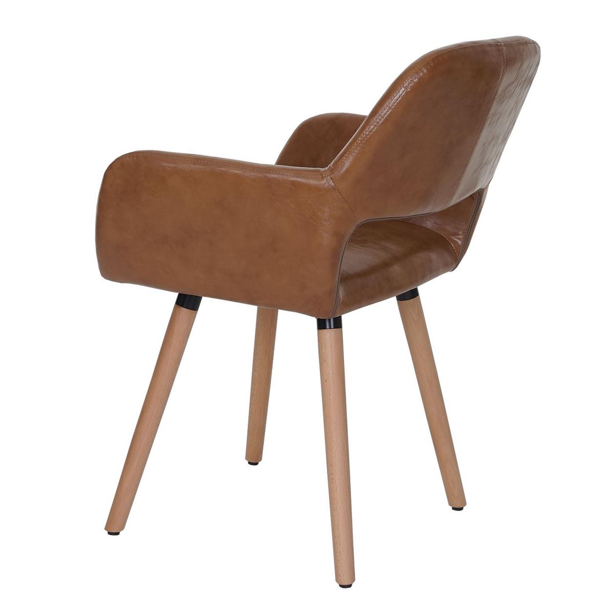 ESSZIMMERSTUHL Braun - Braun, Textil (56/78/57cm) - MCW