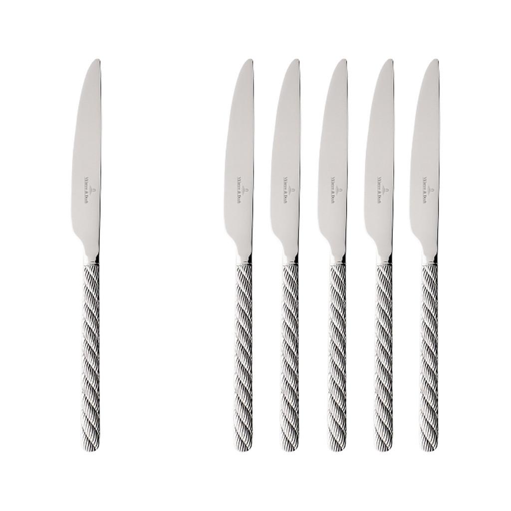 TAFELMESSER Montauk silber 237 mm 6er Set - Silberfarben, Metall (24cm) - Villeroy & Boch