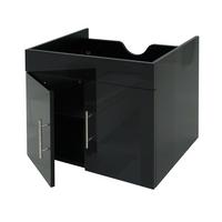WASCHBECKENUNTERSCHRANK Schwarz - Schwarz, Holzwerkstoff (59/48/46cm) - MCW