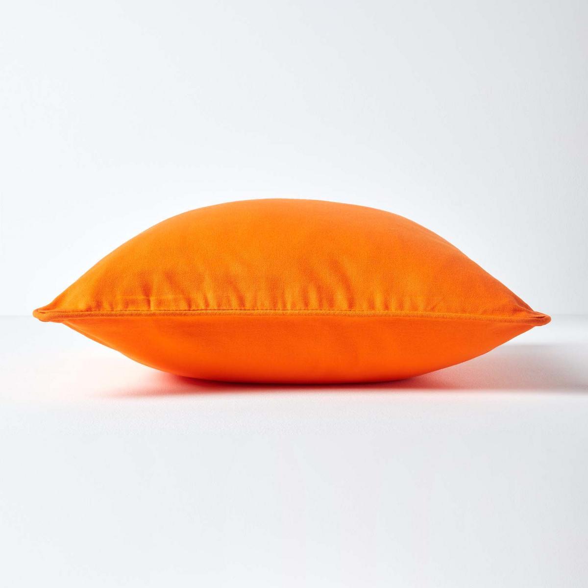 KISSENHÜLLE orange 60/60 cm, 100% Baumwolle - Orange, Textil (60/60cm) - Homescapes