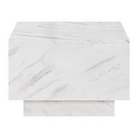 COUCHTISCH Moon 60x60 - Creme, Holzwerkstoff (60/60/40cm) - MIRJAN24