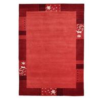 HANDTUFTTEPPICH Royal Ganges 60x90 cm - Rot, Textil (60/90cm) - THEKO