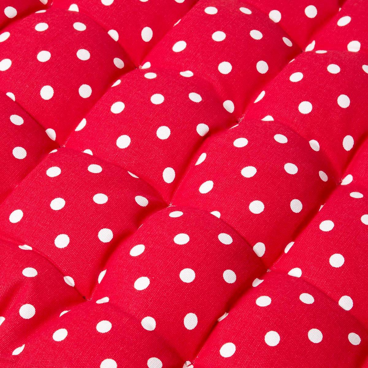 BANKAUFLAGE Polka Dots, 2-Sitzer 108/42/5 cm - Rot, Textil (108/42/5cm) - Homescapes