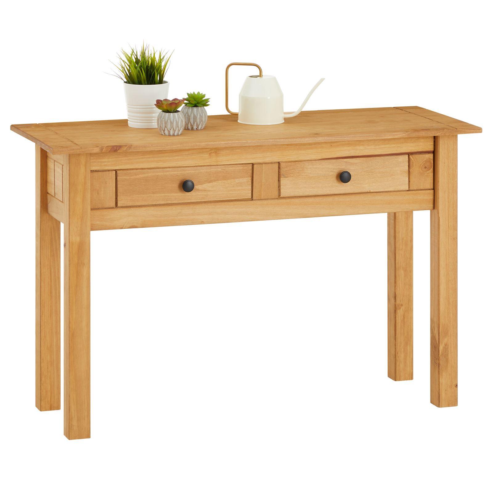 KONSOLENTISCH CANCUN gebeizt/gewachst - Kieferfarben, Holz (41/110/72cm) - CARO-Möbel