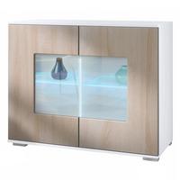 KOMMODE Grömitz Eiche sägerau - Eiche San Remo, Holzwerkstoff (92.5/75.5/35cm) - Vladon