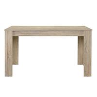 ESSTISCH Nora - Eichefarben, Holzwerkstoff (90/140/77cm) - [en.casa]