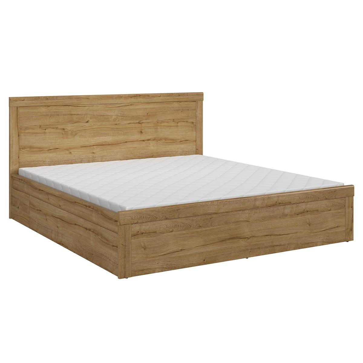 BETT 180/200 Hella Holz - Braun, Holzwerkstoff (180/200cm) - Petits-meubles