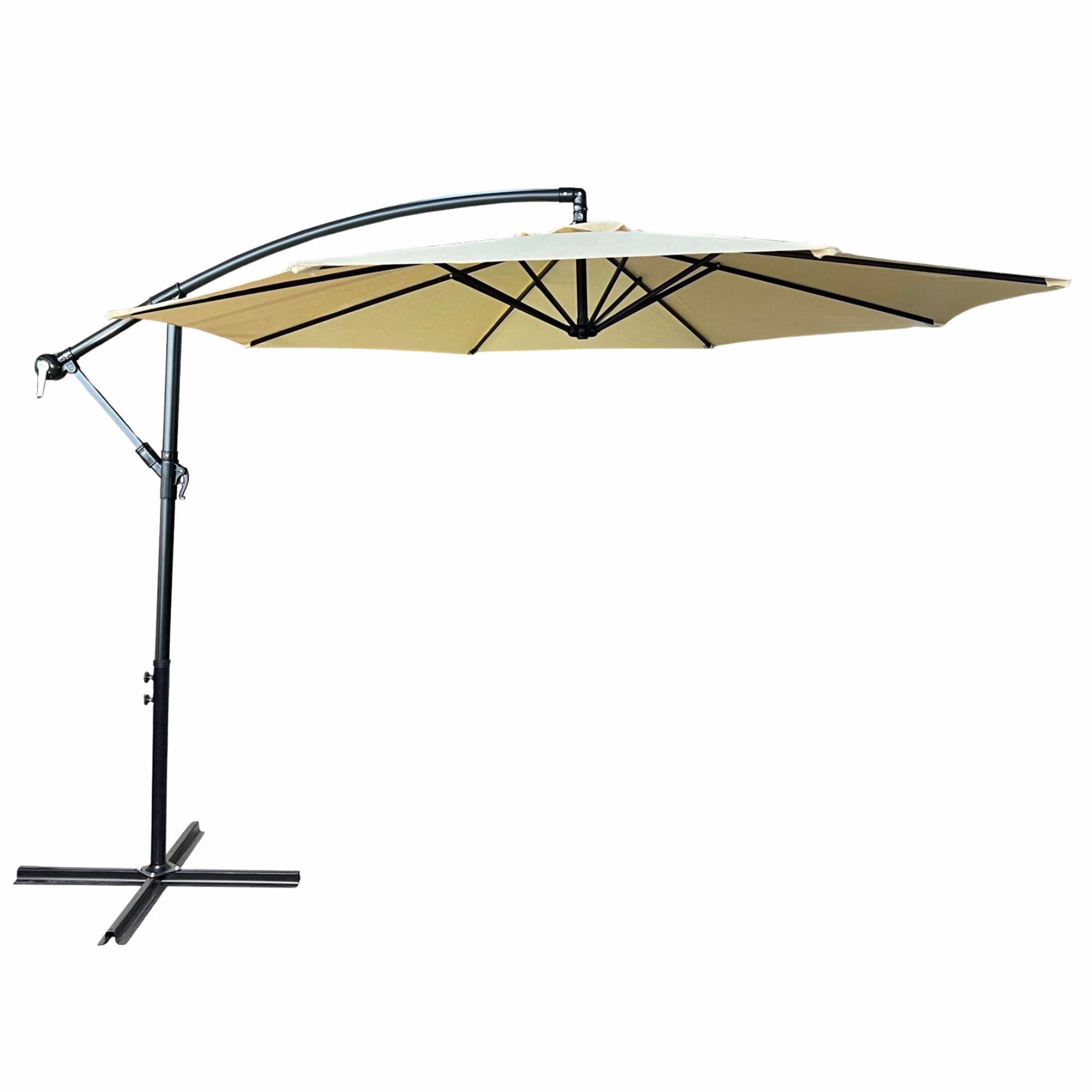 GARTENSCHIRM Beige 300/245/300 - Beige, Textil/Metall (300/300cm) - RAUMHIRSCH FURNITURE