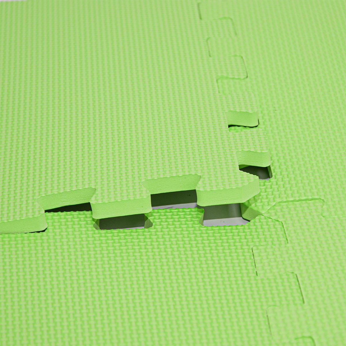 SPIELMATTE ab Null - 180/90/1 cm Puzzlematte Grau - Grau/Grün, Kunststoff (30/30cm) - Littletom