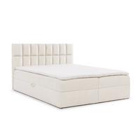BOXBETT Dominga - Creme, Holzwerkstoff/Textil (160/200cm) - Fun Möbel