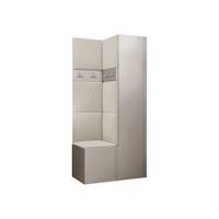 GARDEROBEN-SET Orion XXIV - Kaschmir/Beige, Holzwerkstoff/Kunststoff (82/186/46cm) - MIRJAN24