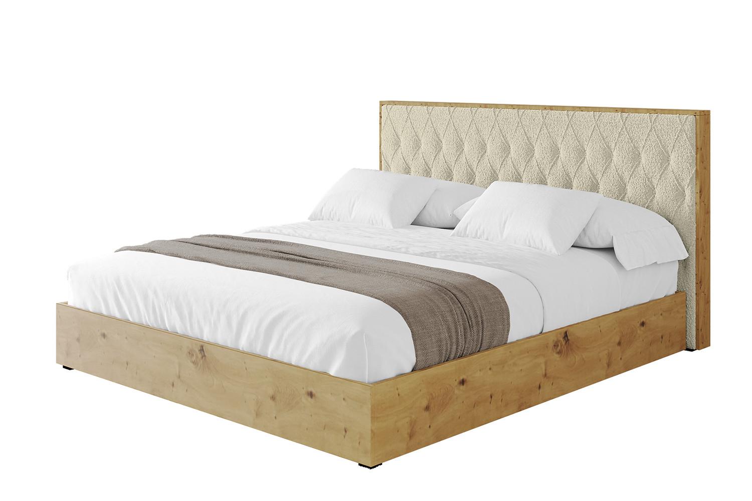 POLSTERBETT mit Bettkasten und Lattenrost, Boxbett ohne Matratze - ENZO5 180x200 Beige - Taupe, Holzwerkstoff/Textil (180/200cm) - ALTDECOR