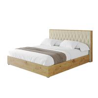 POLSTERBETT mit Bettkasten und Lattenrost, Boxbett ohne Matratze - ENZO5 180x200 Beige - Taupe, Holzwerkstoff/Textil (180/200cm) - ALTDECOR