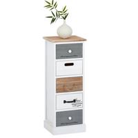 KOMMODE SALVA weiß - Weiß, Holz (29/77/27cm) - CARO-Möbel