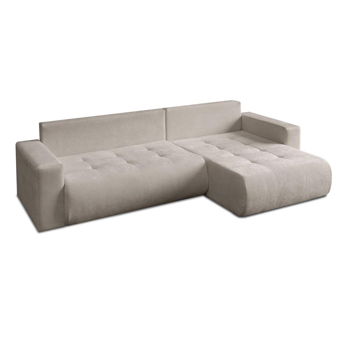 ECKSOFA CLOUD II XL mit Schlaffunktion Vibe 08 - Beige, Textil (280/152cm) - Lookway