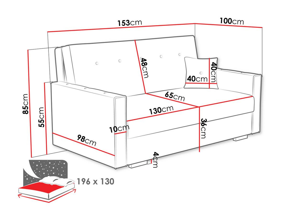 SCHLAFSOFA Viva Sonic III - Dunkelgrau/Schwarz, Holz/Textil (153/85/100cm) - MIRJAN24